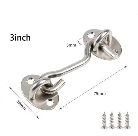 Защелка Крючок для кабины Держатель Крючок для кабины Захват Держатель Полумесяц Дверной глазок Защелка Бесшумный оконный замок Нержавеющая сталь
Защелка Крючок для кабины Держатель Крючок для кабины Захват Держатель Полумесяц Дверной глазок Защелка Бесшумный оконный замок Нержавеющая сталь