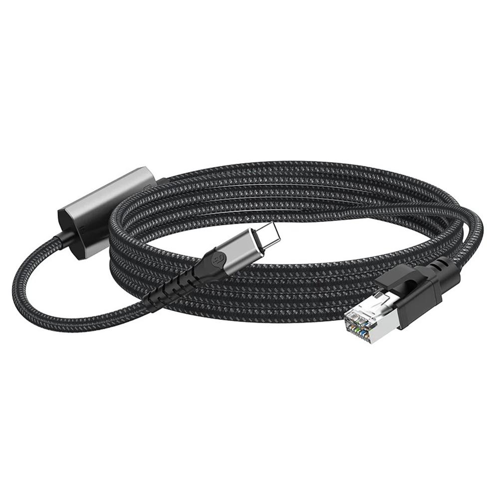 USB-C to Ethernet Cable 3m/9.84ft Type C to RJ45 Cord Gigabit LAN Network for iPhone 15 Series/iPad/MacBook As Shown A
USB-C to Ethernet Cable 3m/9.84ft Type C to RJ45 Cord Gigabit LAN Network for iPhone 15 Series/iPad/MacBook As Shown A