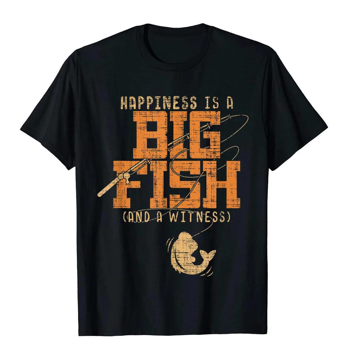 Happiness Is A Big Fish And A Witness T-Shirt Fishing Tshirt Cotton 3D Style Tees Classic Men T Shirt Harajuku Streetwear XXXXL
Happiness Is A Big Fish And A Witness T-Shirt Fishing Tshirt Cotton 3D Style Tees Classic Men T Shirt Harajuku Streetwear XXXXL