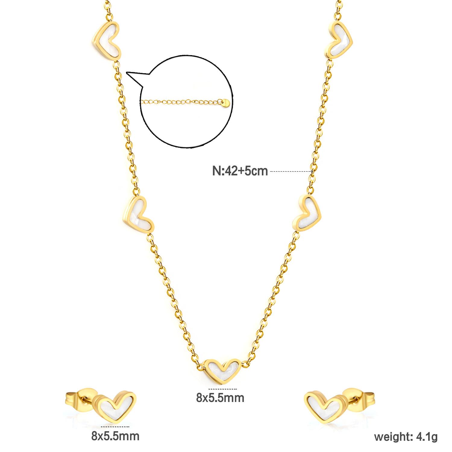 Luxury Clover Earrings Necklace Set Elegant Jewelry Gift Box for Women Fashion Accessories
Luxury Clover Earrings Necklace Set Elegant Jewelry Gift Box for Women Fashion Accessories
