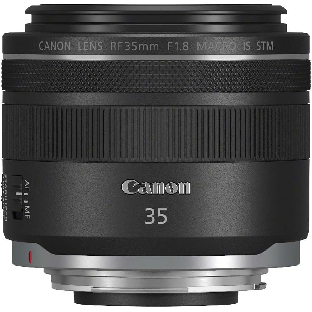 Canon RF3518MISSTM Single Focus Wide Angle Lens RF35mm F1.8 Macro IS STM EOSR Compatible
Canon RF3518MISSTM Single Focus Wide Angle Lens RF35mm F1.8 Macro IS STM EOSR Compatible