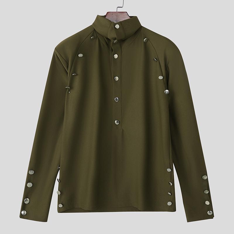 INCERUN Men Stand Neck Long Sleeve Buttons Casual Loose Retro Shirts 5XL
INCERUN Men Stand Neck Long Sleeve Buttons Casual Loose Retro Shirts 5XL