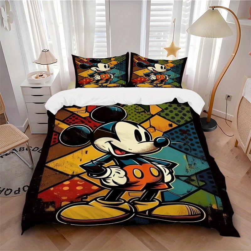 3pcs set Mickey Mouse, Stained Glass, Pop Art print bedding quilt cover, soft and comfortable quilt cover suitable for bedroom and guest room07 135x200cm
3pcs set Mickey Mouse, Stained Glass, Pop Art print bedding quilt cover, soft and comfortable quilt cover suitable for bedroom and guest room07 135x200cm