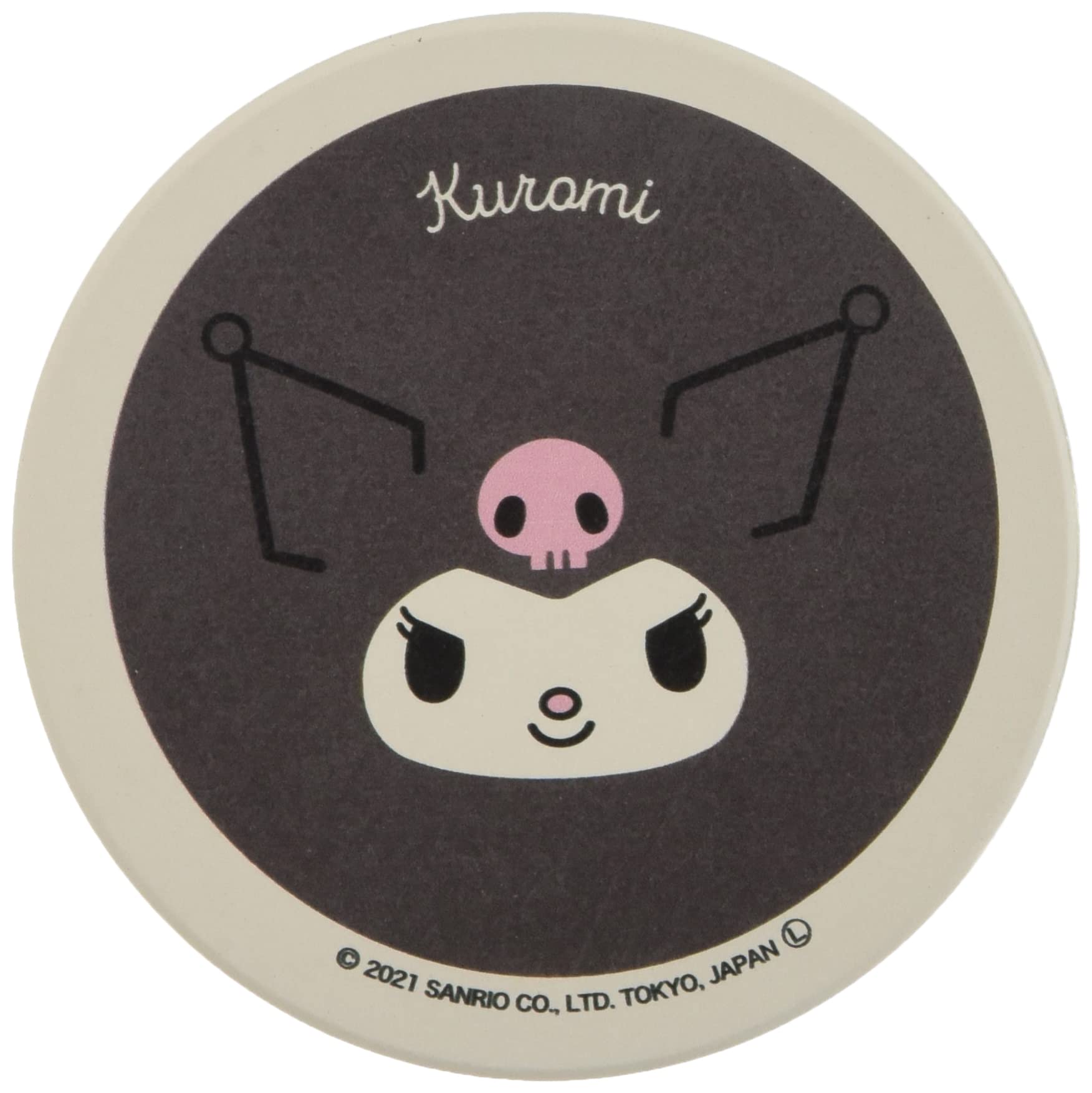 Подставка под стакан Sanrio керамическая, впитывающая воду, диаметр 9 см, лицевая сторона 493527 Kuromi
Подставка под стакан Sanrio керамическая, впитывающая воду, диаметр 9 см, лицевая сторона 493527 Kuromi
