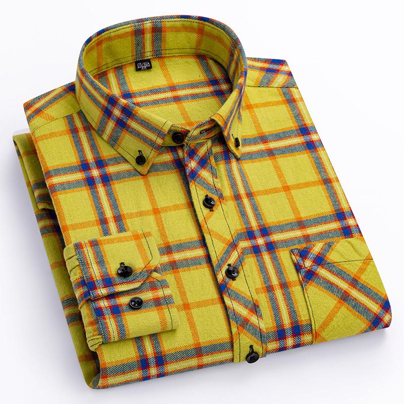 Men s Plus Size Pure Cotton Brushed Plaid Long Sleeve Shirt - Business Casual & Breathable 40
Men s Plus Size Pure Cotton Brushed Plaid Long Sleeve Shirt - Business Casual & Breathable 40