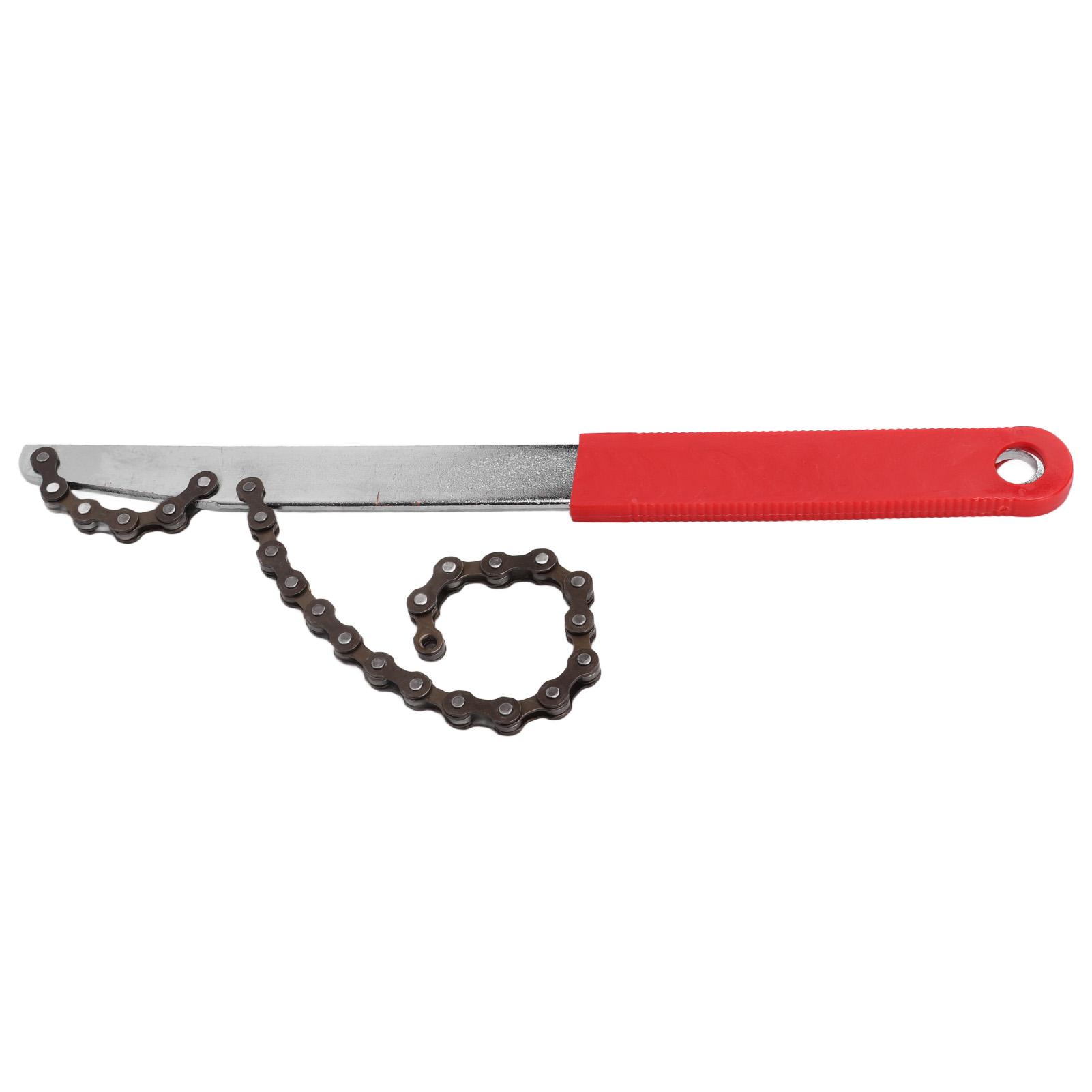 Bike Chain Whip Tool Kit Non Slip Bicycle Cassette Removal Tool Kit for Cycling Road and Mountain Bike
Bike Chain Whip Tool Kit Non Slip Bicycle Cassette Removal Tool Kit for Cycling Road and Mountain Bike