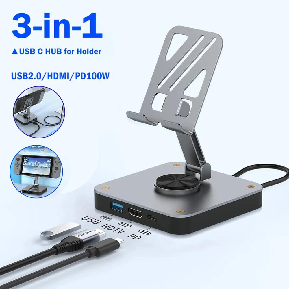 Док-станция 3-в-1 USB C с держателем TYPE C Game Hub с 4K30Hz/4K60Hz HDMI USB2.0 PD100W, подходит для мобильных телефонов, ноутбуков и коммутаторов HDMI4K30Hz+USB3.0+PD100W
Док-станция 3-в-1 USB C с держателем TYPE C Game Hub с 4K30Hz/4K60Hz HDMI USB2.0 PD100W, подходит для мобильных телефонов, ноутбуков и коммутаторов HDMI4K30Hz+USB3.0+PD100W