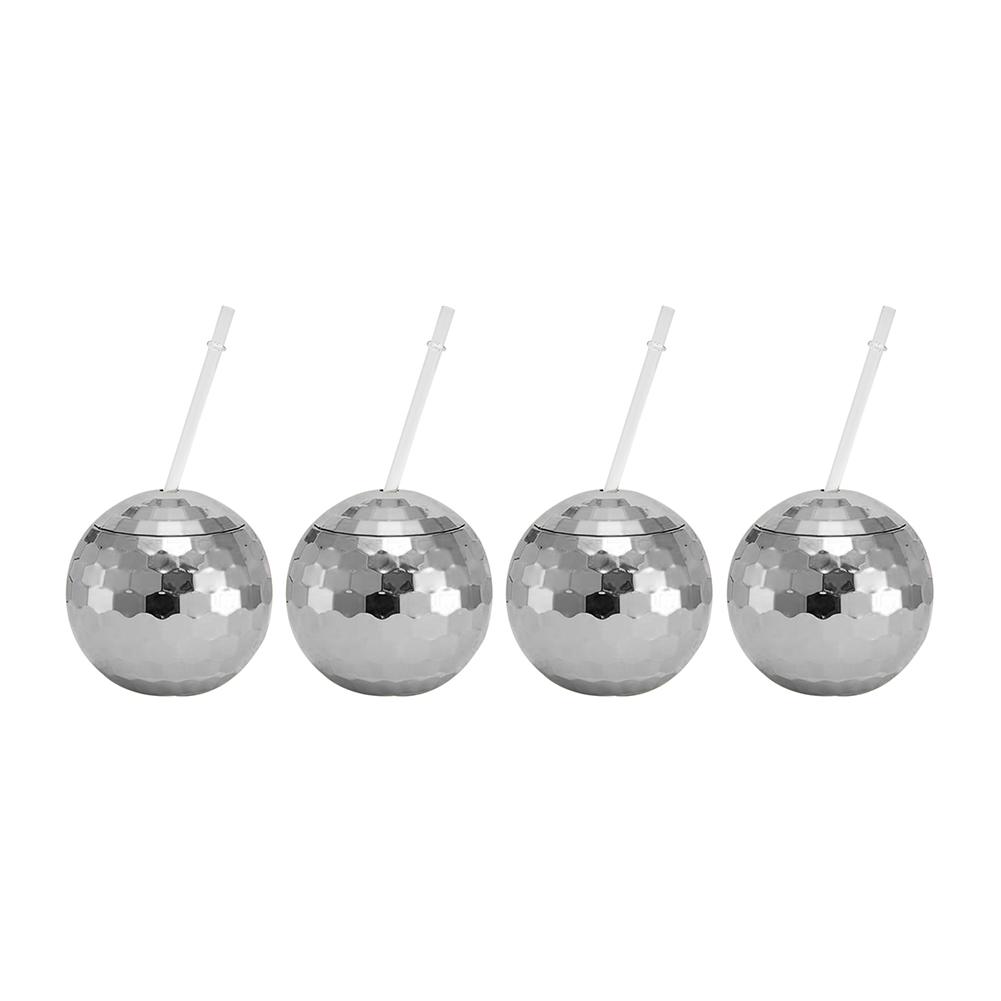 600ml Cocktail Drinking Cup with Straws Electroplating Ball Cup Glittering Ball-Shaped Cup for Party Nightclub Bar срібний
600ml Cocktail Drinking Cup with Straws Electroplating Ball Cup Glittering Ball-Shaped Cup for Party Nightclub Bar срібний