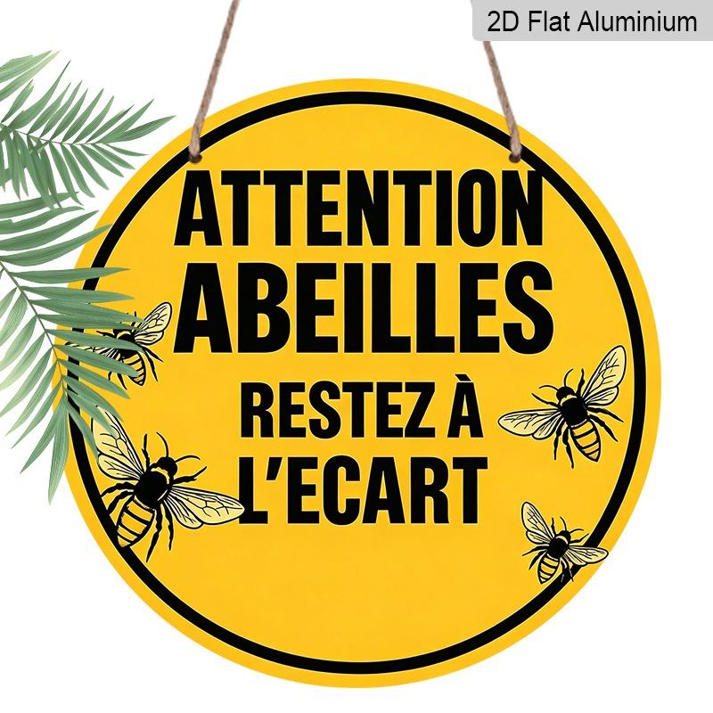 2D Flat, Vintage-style, High-end Round Aluminum Wall Panel, Available in Various Sizes, Rustic Farmhouse Style, Beekeeper Decoration. Suitable for 20*20cm
2D Flat, Vintage-style, High-end Round Aluminum Wall Panel, Available in Various Sizes, Rustic Farmhouse Style, Beekeeper Decoration. Suitable for 20*20cm