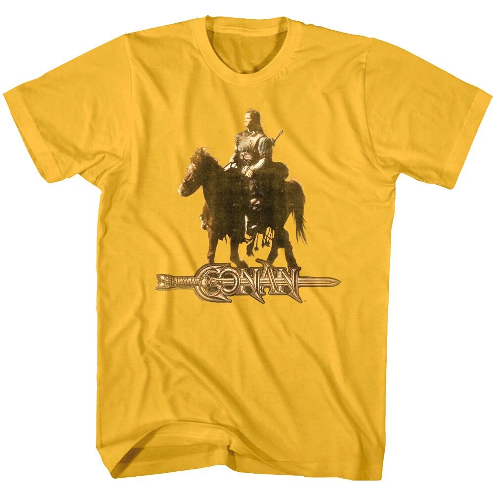 Conan the Barbarian Horse Back Riding Men s T Shirt Medieval Schwarzenegger Top S
Conan the Barbarian Horse Back Riding Men s T Shirt Medieval Schwarzenegger Top S