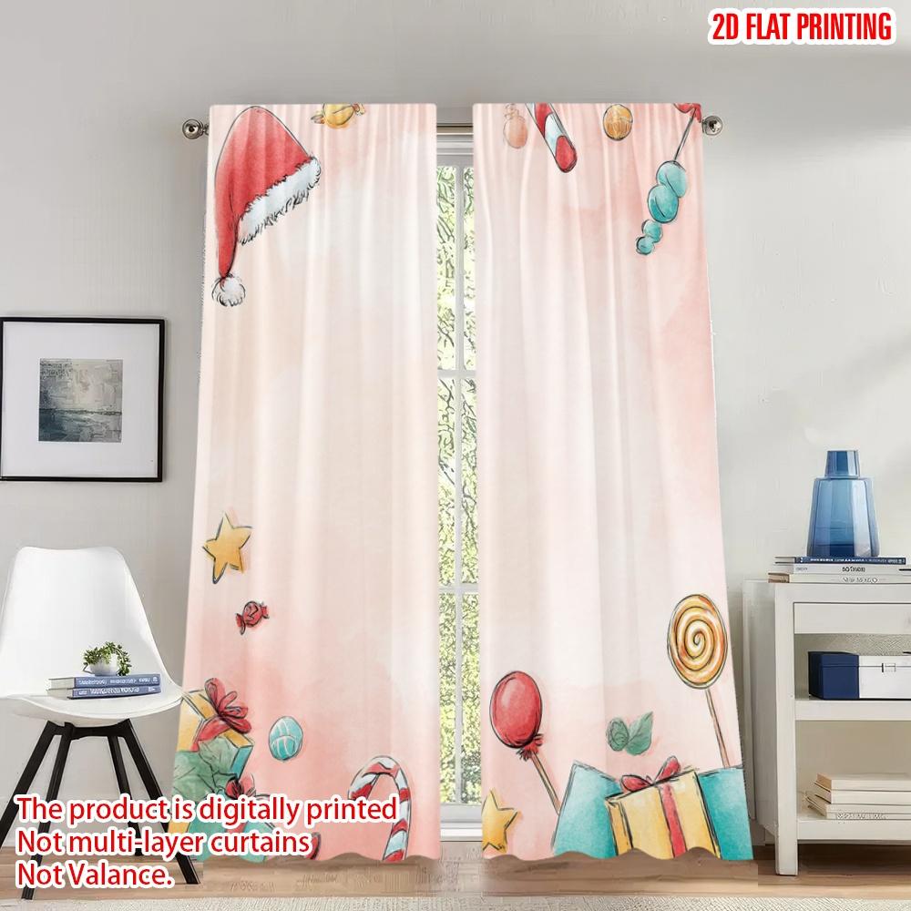 Set Of 2 Flat Printing Christmas Hot Party Curtains Stocking Gift Red Star Digital Printed Polyester Drapes Birthday Curtain W100*H70(CM)-Rod Pocket&1PCS
Set Of 2 Flat Printing Christmas Hot Party Curtains Stocking Gift Red Star Digital Printed Polyester Drapes Birthday Curtain W100*H70(CM)-Rod Pocket&1PCS