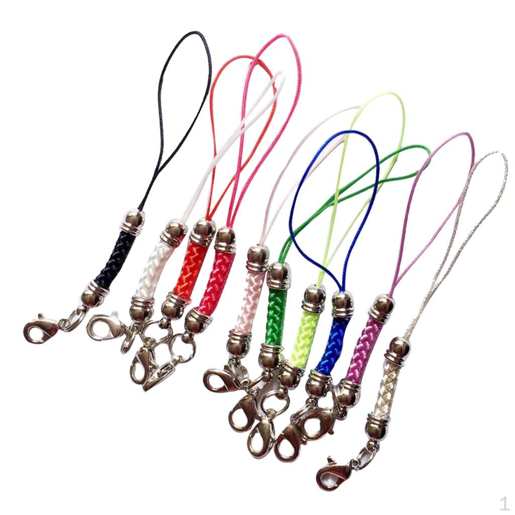 10pcs Colorful Phone Strap Lariat Lanyard Cord w/ Lobster Clasp White K Caps
10pcs Colorful Phone Strap Lariat Lanyard Cord w/ Lobster Clasp White K Caps
