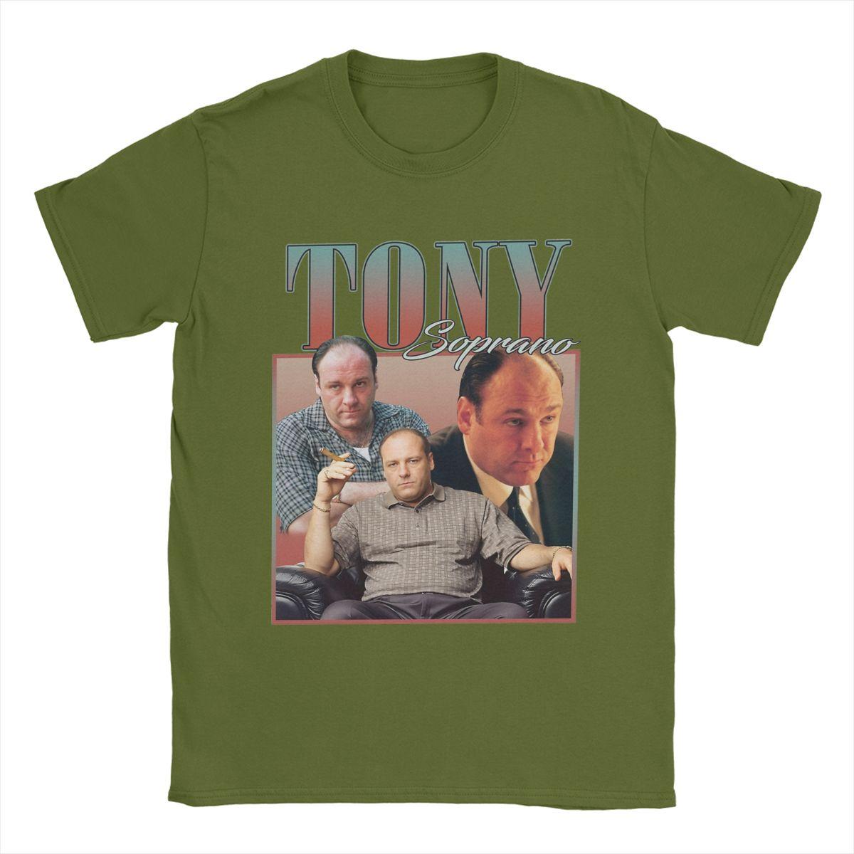 Novelty Tony Soprano Movie T-Shirt for Men Crewneck Cotton T Shirt Short Sleeve Tees Gift Idea Clothing 4XL
Novelty Tony Soprano Movie T-Shirt for Men Crewneck Cotton T Shirt Short Sleeve Tees Gift Idea Clothing 4XL