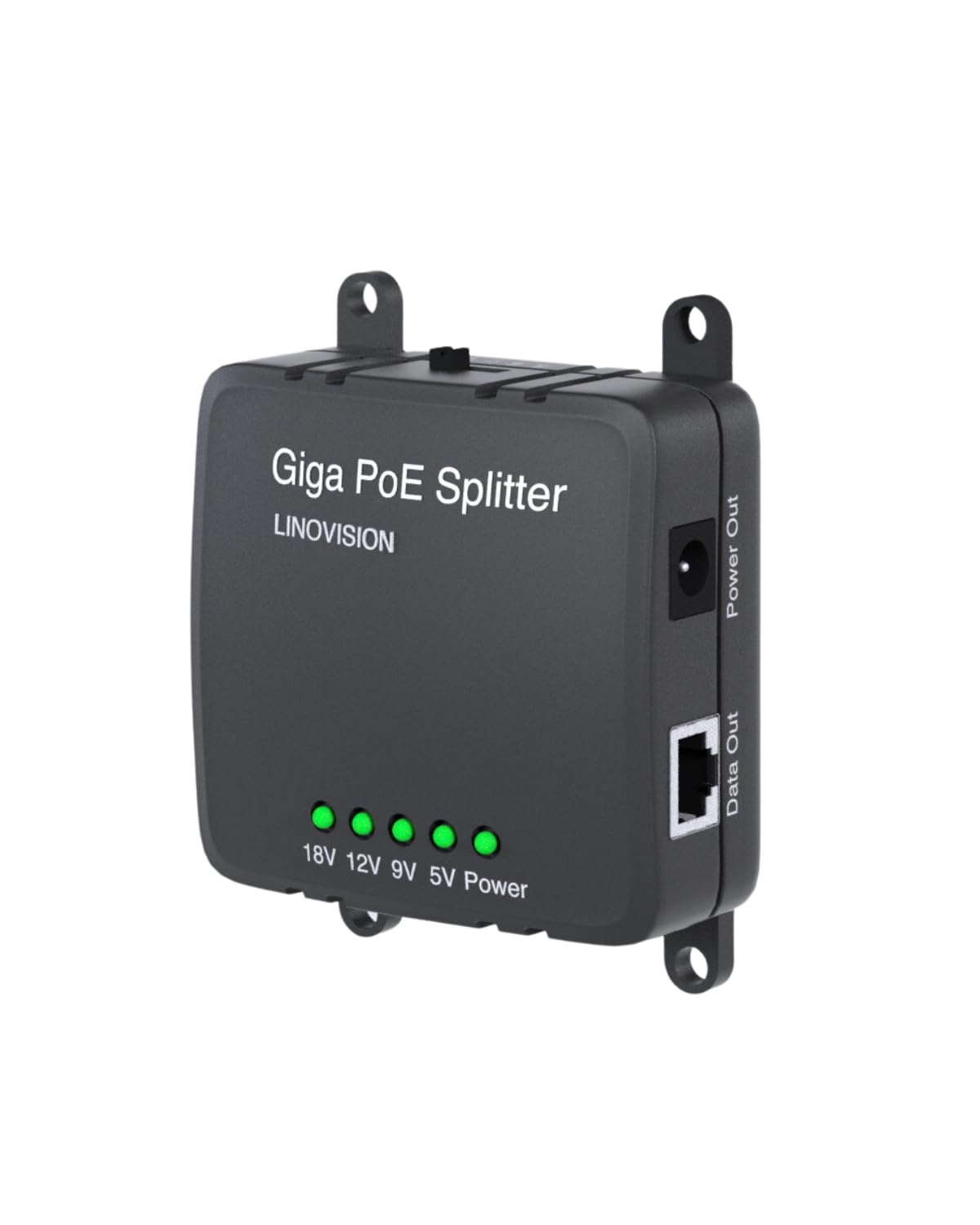 LINOVISION 30W Gigabit PoE DC Wide Voltage POE to DC Power for Security Access Control Systems Splitter, 5/9/12/18V Output, Input, IEEE802.3af/at
LINOVISION 30W Gigabit PoE DC Wide Voltage POE to DC Power for Security Access Control Systems Splitter, 5/9/12/18V Output, Input, IEEE802.3af/at