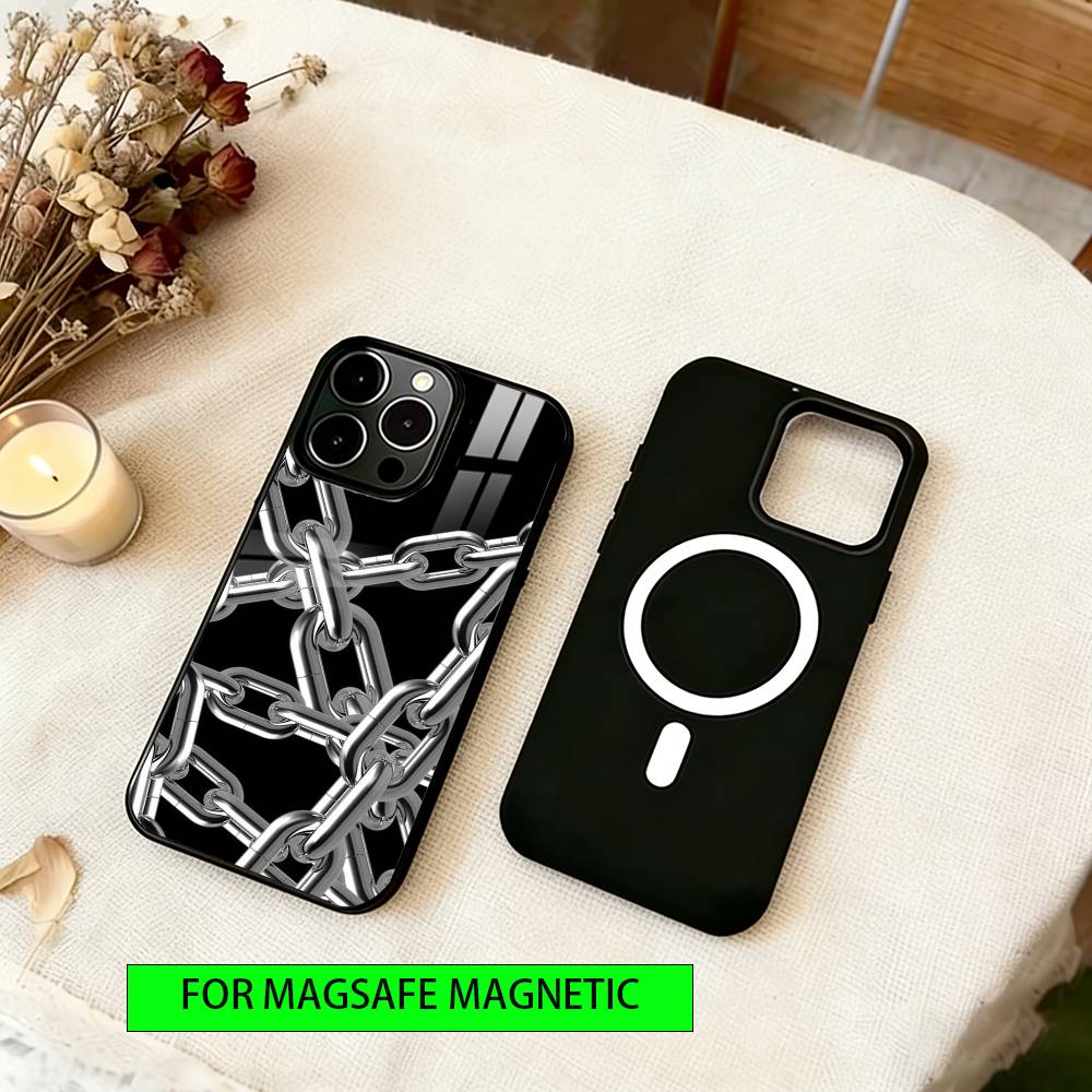 Metal chain Phone Case For iPhone17,16,15,14,13,12,11 Plus,Pro Magnetic with Magsafe Wireless Charging iPhone17
Metal chain Phone Case For iPhone17,16,15,14,13,12,11 Plus,Pro Magnetic with Magsafe Wireless Charging iPhone17