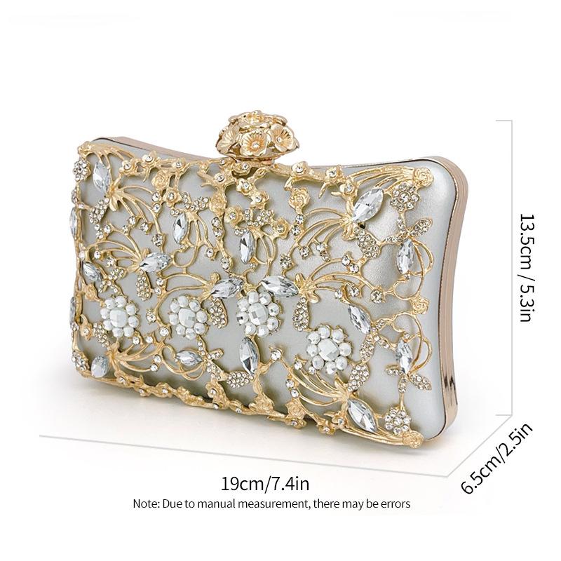 Hollow Rhinestone Evening Bag Elegant Box Clutch Purse Women s Handbags for Party Prom Wedding 2025 New Gift Handbags золотой
Hollow Rhinestone Evening Bag Elegant Box Clutch Purse Women s Handbags for Party Prom Wedding 2025 New Gift Handbags золотой