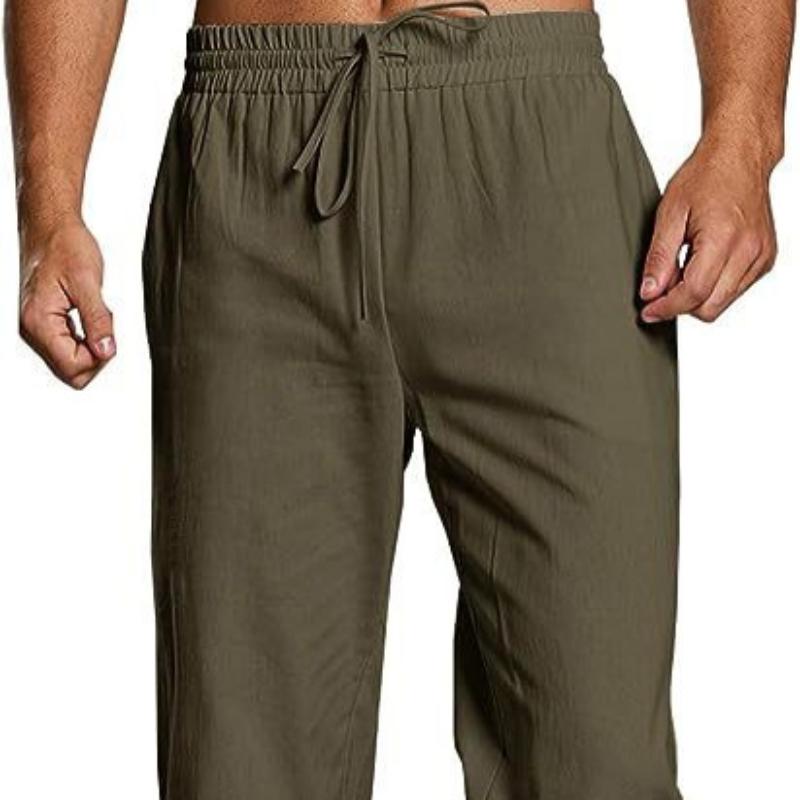 Men s Cotton Linen Trousers Spring and Autumn Solid Colour Breathable Linen Trousers Men s Casual Elastic Waist Fitness Trousers XXL армія зелений колір
Men s Cotton Linen Trousers Spring and Autumn Solid Colour Breathable Linen Trousers Men s Casual Elastic Waist Fitness Trousers XXL армія зелений колір