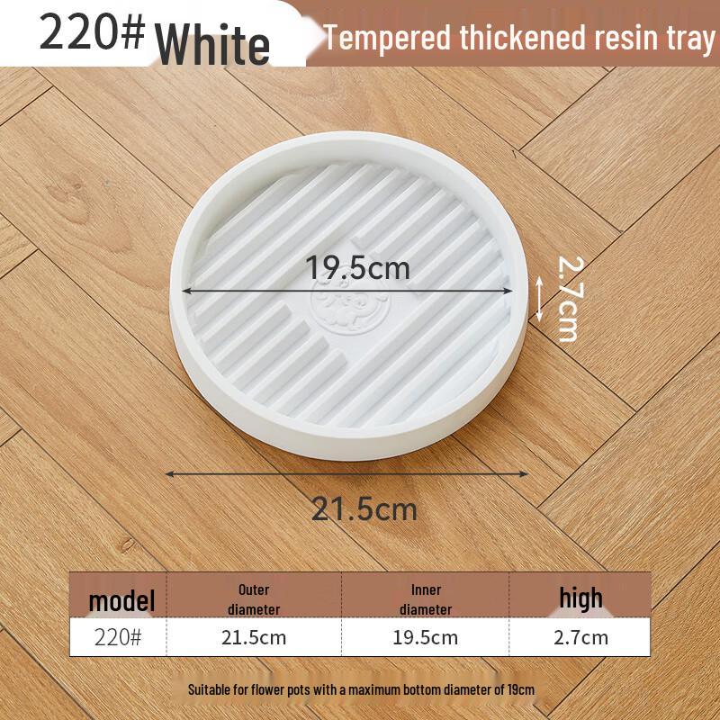 Ventilated Resin Flower Pot Drip Tray
Ventilated Resin Flower Pot Drip Tray