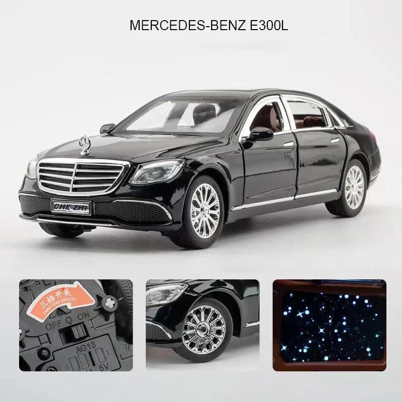 1:24 BENZ E300 E-Class Starlight Headliner Alloy Model Car Diecasts Metal Casting Sound and Light Car Toys For Children Vehicle чорний
1:24 BENZ E300 E-Class Starlight Headliner Alloy Model Car Diecasts Metal Casting Sound and Light Car Toys For Children Vehicle чорний