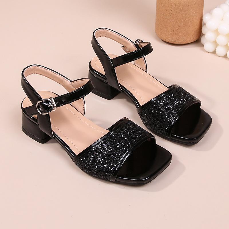 Fashion Girls Shoes Summer New Kids Square Toe Sequin Sandals Simple Versatile Girls Low Heeled Beach Shoes 30
Fashion Girls Shoes Summer New Kids Square Toe Sequin Sandals Simple Versatile Girls Low Heeled Beach Shoes 30