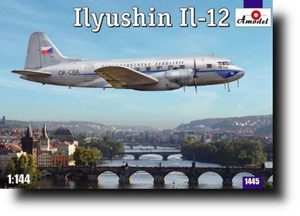 Модель авиалайнера Ильюшин Czech Airlines пластиковая модель AM1445 1/144 Ил-12 двухмоторный
Модель авиалайнера Ильюшин Czech Airlines пластиковая модель AM1445 1/144 Ил-12 двухмоторный