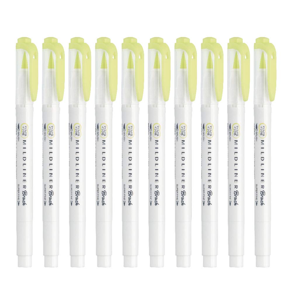 Кисть для подводки хайлайтера ZEBRA Mild Liner Brush, мягкая желтая, 10 шт. B-WFT8-MY жёлтый
Кисть для подводки хайлайтера ZEBRA Mild Liner Brush, мягкая желтая, 10 шт. B-WFT8-MY жёлтый