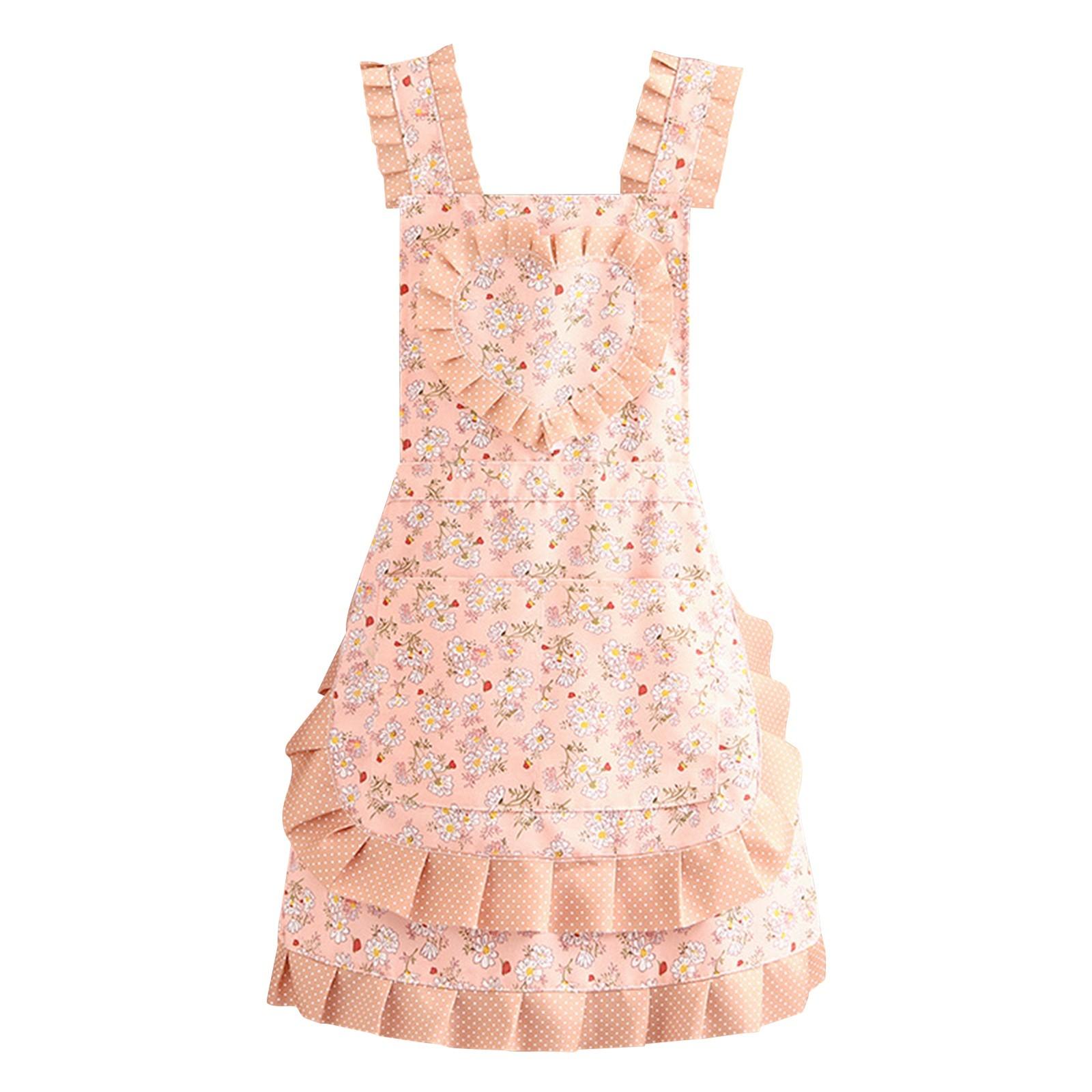 Фартуки для дома, бретельки из холста, фартуки с цветочным узором в форме сердца One Size розовый
Фартуки для дома, бретельки из холста, фартуки с цветочным узором в форме сердца One Size розовый