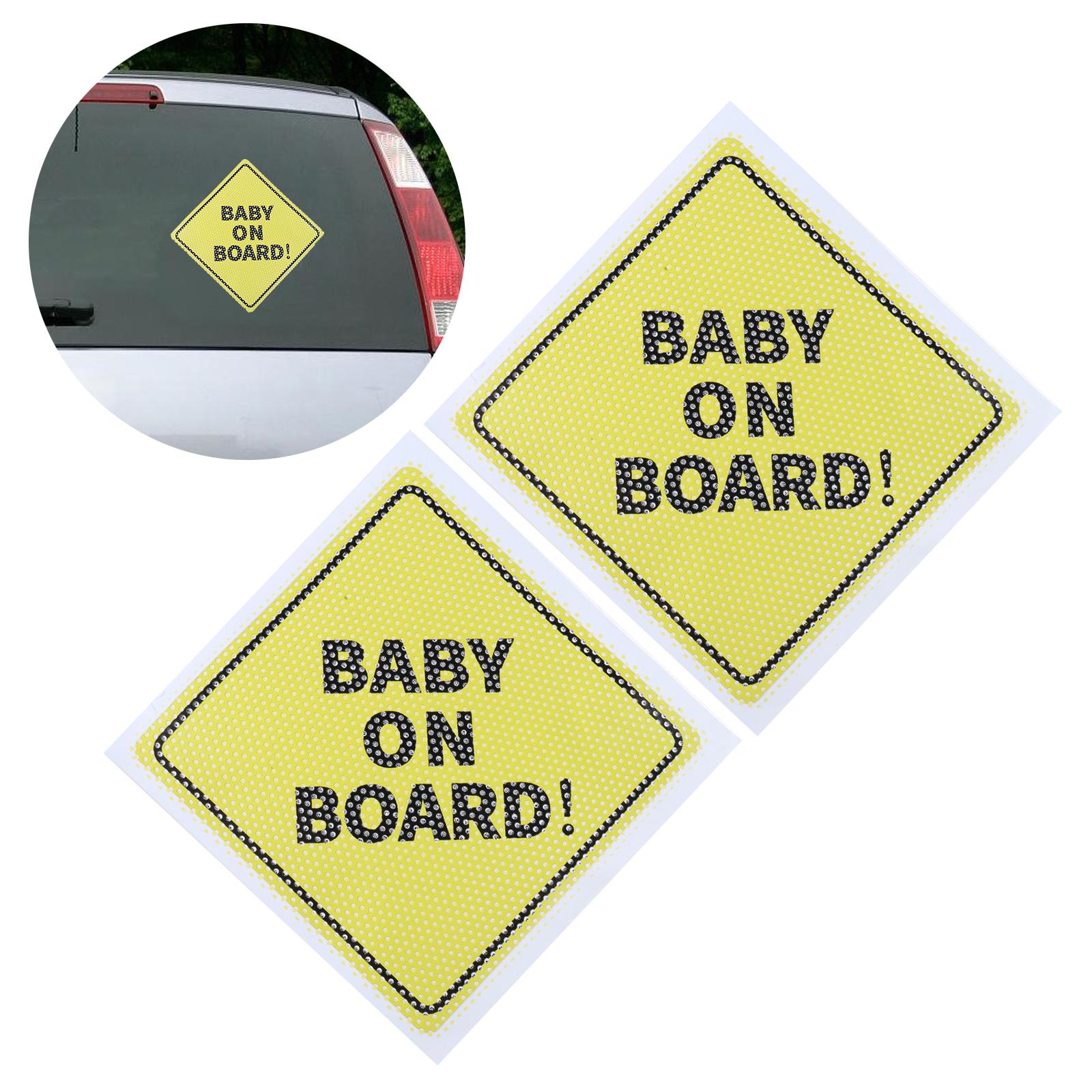 2pcs Baby on Board Car Stickers Reflective Night Visibility Vehicle Sticker Waterproof Vehicle Decal for Child Safety A
2pcs Baby on Board Car Stickers Reflective Night Visibility Vehicle Sticker Waterproof Vehicle Decal for Child Safety A