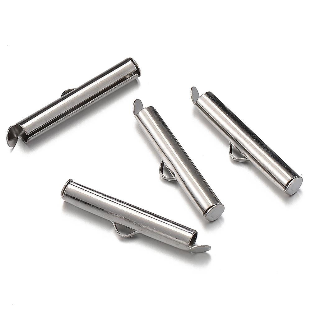 20pcs Gold Color Stainless Steel Slide On Tube Clasp Slider End Caps Crimp Tube for Ball Seed Beads Fastener Jewelry Making DIY 6mm
20pcs Gold Color Stainless Steel Slide On Tube Clasp Slider End Caps Crimp Tube for Ball Seed Beads Fastener Jewelry Making DIY 6mm
