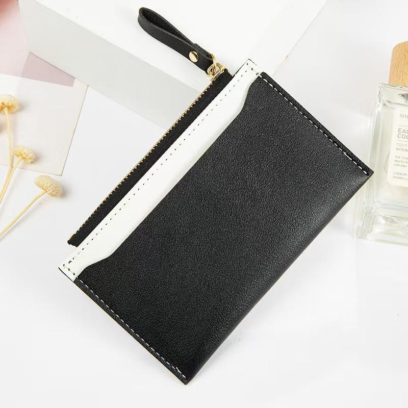 Color Block Women s Zipper Coin Purse - New Style PU Leather Patchwork Wallet чорний
Color Block Women s Zipper Coin Purse - New Style PU Leather Patchwork Wallet чорний
