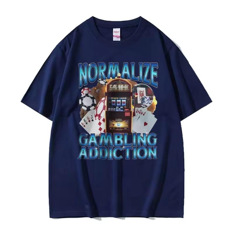 Normalize Gambling Addiction Meme T Shirt Slot Machine and Poker Chips Funny T-shirts Unisex Harajuku 100% Cotton O-Neck T-shirt S
Normalize Gambling Addiction Meme T Shirt Slot Machine and Poker Chips Funny T-shirts Unisex Harajuku 100% Cotton O-Neck T-shirt S