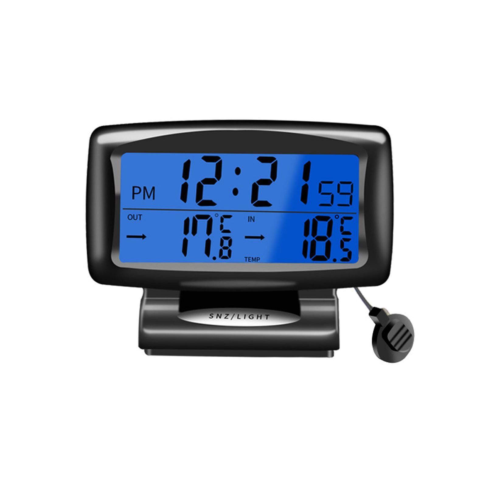 Car Clock Thermometer 2 in 1 Digital Clock & Temperature Meter with Backlit LCD Display 12H 24H Switching for чёрный
Car Clock Thermometer 2 in 1 Digital Clock & Temperature Meter with Backlit LCD Display 12H 24H Switching for чёрный