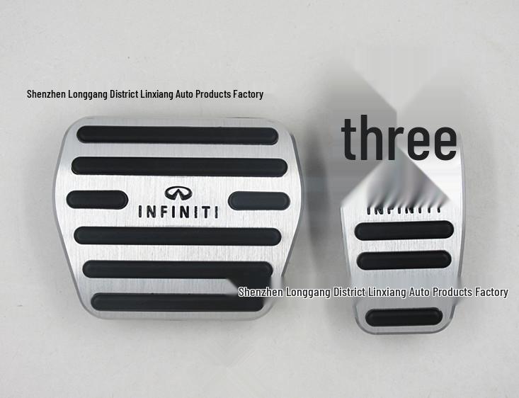 Педалі акселератора та гальма Infiniti QX50 (Алюмінієвий сплав) - Підходить для 18 моделей, з 2018 року Aluminum Alloy
Педалі акселератора та гальма Infiniti QX50 (Алюмінієвий сплав) - Підходить для 18 моделей, з 2018 року Aluminum Alloy