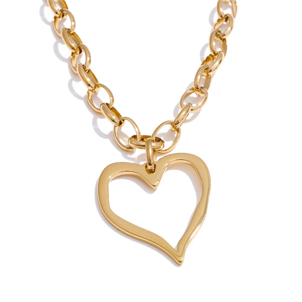 Yhpup Classic Stylish Stainless Steel Heart Love Drop Chain Necklace Gold Platinum Color PVD Plated Fashion Romantic Jewelry
Yhpup Classic Stylish Stainless Steel Heart Love Drop Chain Necklace Gold Platinum Color PVD Plated Fashion Romantic Jewelry