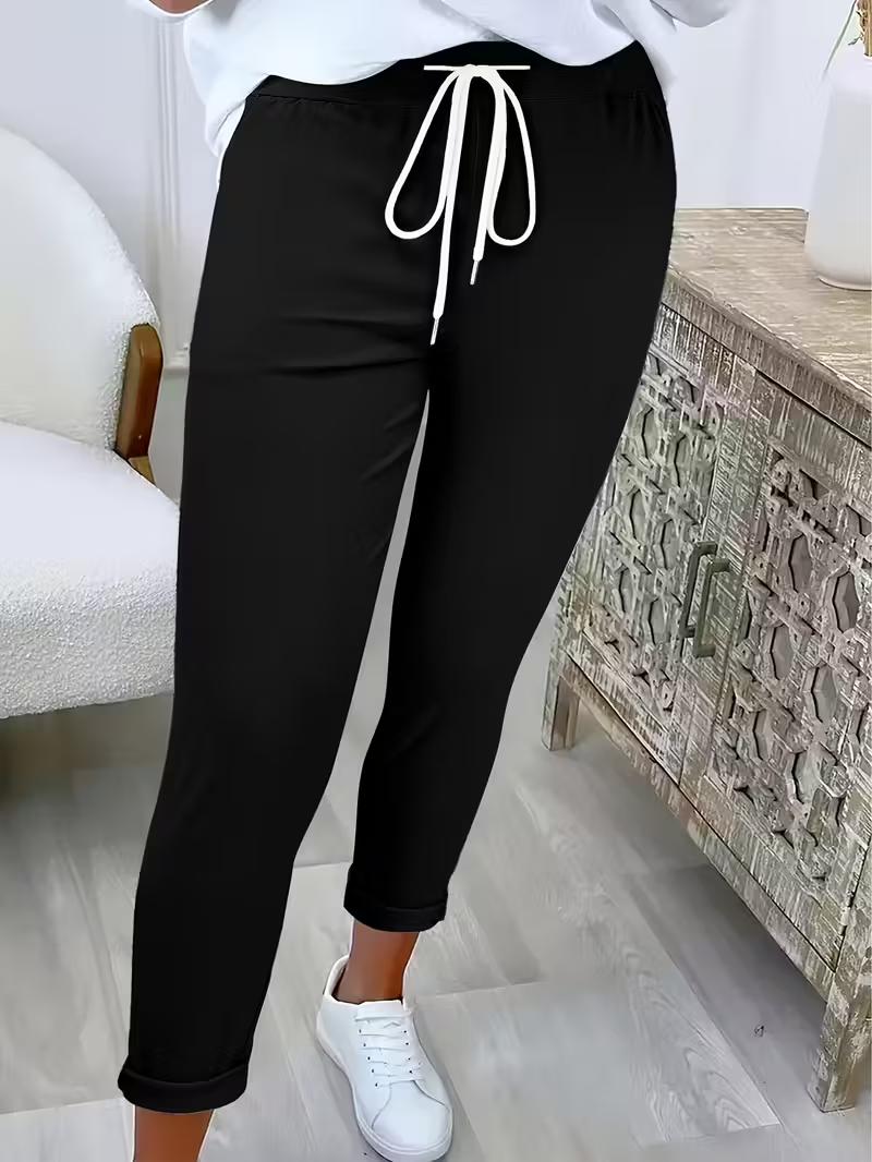 Women Wide Leg Pants Elastic Drawstring Waist Loose Fit Trousers Breathable Lightweight Casual Summer Solid Color Pants 2XL чёрный
Women Wide Leg Pants Elastic Drawstring Waist Loose Fit Trousers Breathable Lightweight Casual Summer Solid Color Pants 2XL чёрный