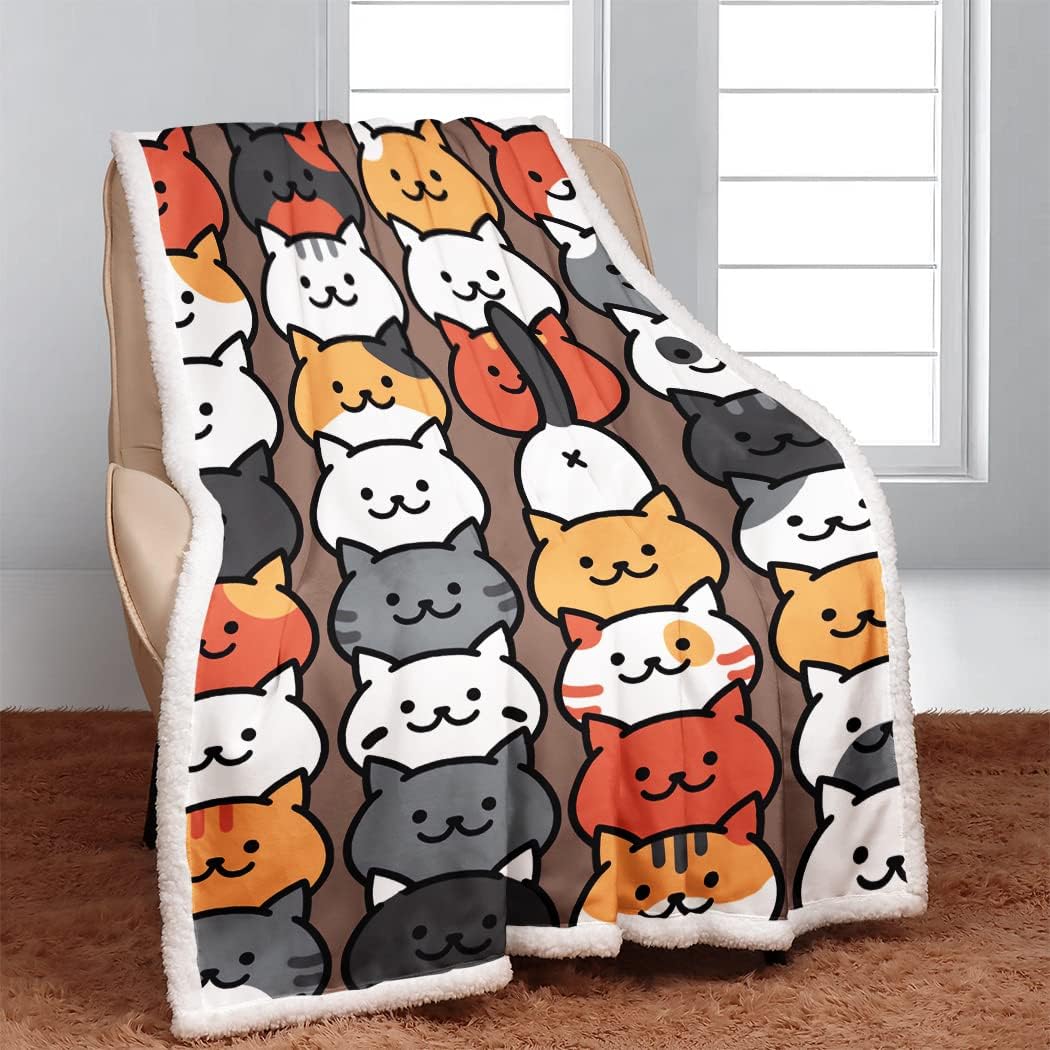 YISUMEI Black Cat Sherpa Blanket Soft Plush Throw for Adults x Inches Perfect for Home Garden 75x90cm
YISUMEI Black Cat Sherpa Blanket Soft Plush Throw for Adults x Inches Perfect for Home Garden 75x90cm