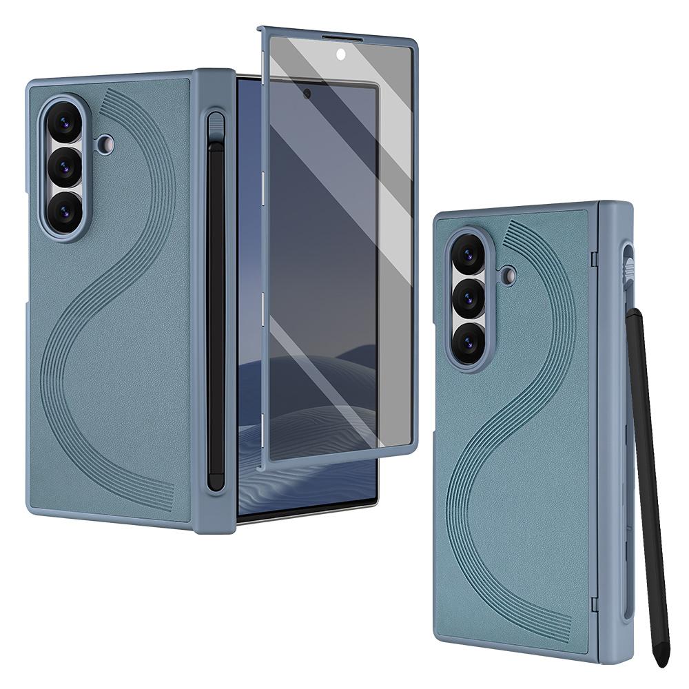 For Samsung Galaxy Z Fold 6/7 PU Leather Glass Film Phone Case with Pen Slot And Hinge Protection Cover for Galaxy Z Fold 7 6 Galaxy Z Fold7 небо синє кольору
For Samsung Galaxy Z Fold 6/7 PU Leather Glass Film Phone Case with Pen Slot And Hinge Protection Cover for Galaxy Z Fold 7 6 Galaxy Z Fold7 небо синє кольору