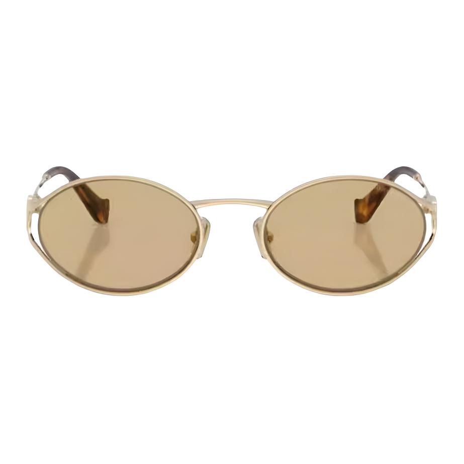 Miu Miu Full Frame Design Metal Oval Sunglasses Women sunglasses Gold SMU52Y-ZVN10R54 Eyeglass Case/Pouch+Box
Miu Miu Full Frame Design Metal Oval Sunglasses Women sunglasses Gold SMU52Y-ZVN10R54 Eyeglass Case/Pouch+Box