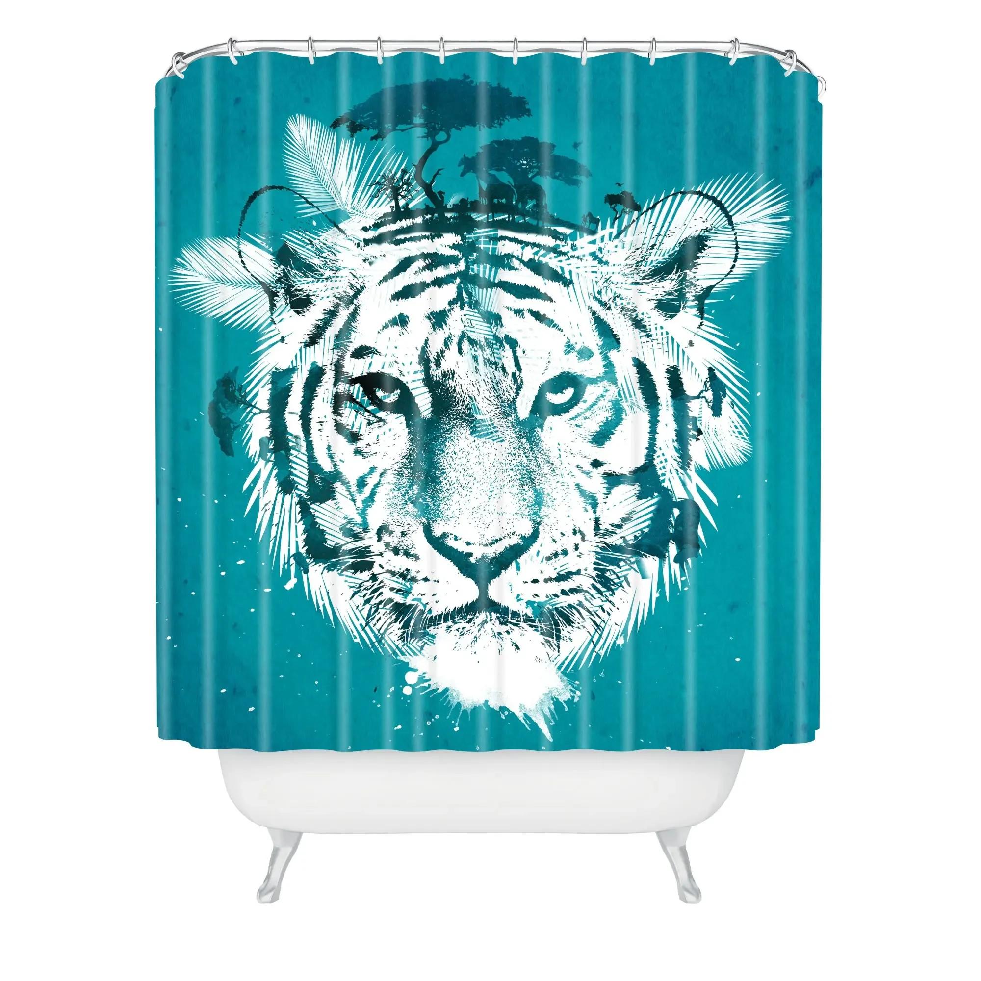 Vibrant Watercolor Lion Print Water-Resistant Shower Curtain With Bold Colors For Unique And Artistic Bathroom Decor W60H190(CM)-1 Pcs
Vibrant Watercolor Lion Print Water-Resistant Shower Curtain With Bold Colors For Unique And Artistic Bathroom Decor W60H190(CM)-1 Pcs