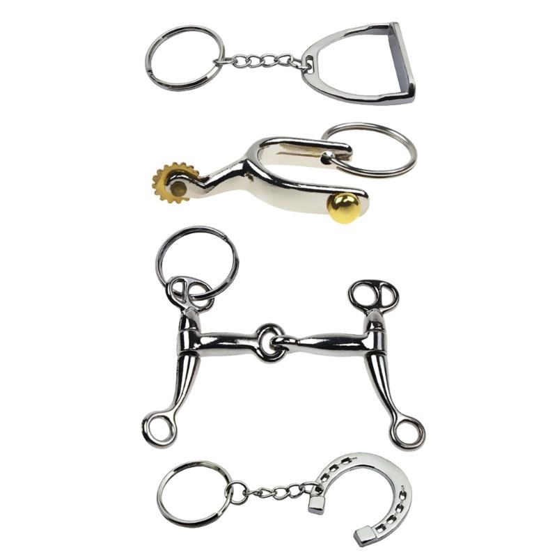 4pcs Silver Alloy Equestrian Keychain With Innovative Design Keyring Functional Accessory for Men Women and Students 1
4pcs Silver Alloy Equestrian Keychain With Innovative Design Keyring Functional Accessory for Men Women and Students 1