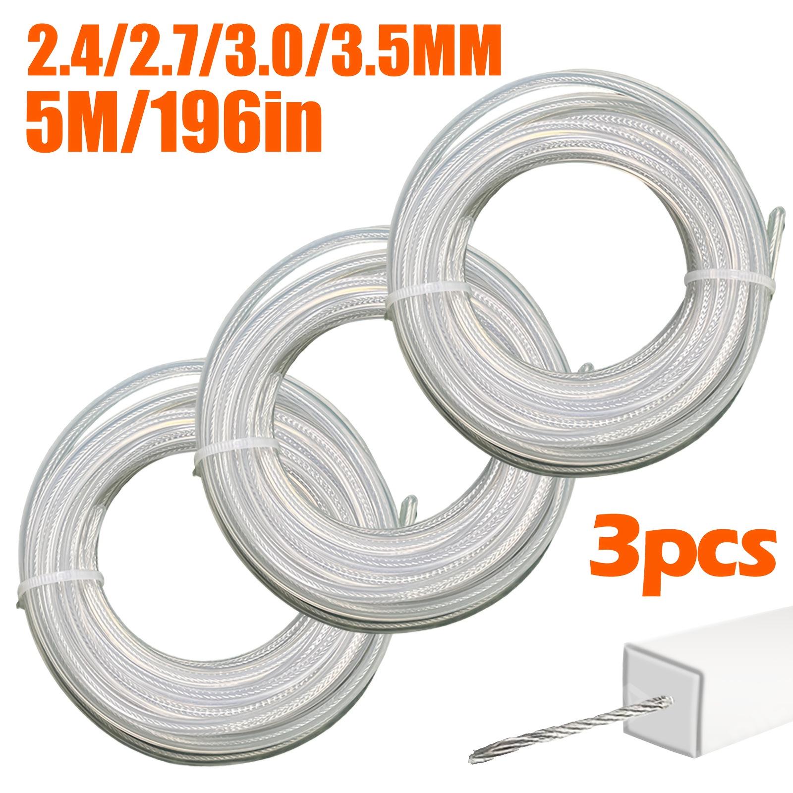 Square Steel Wire Durable Lawnmower Trimmer Line
Square Steel Wire Durable Lawnmower Trimmer Line