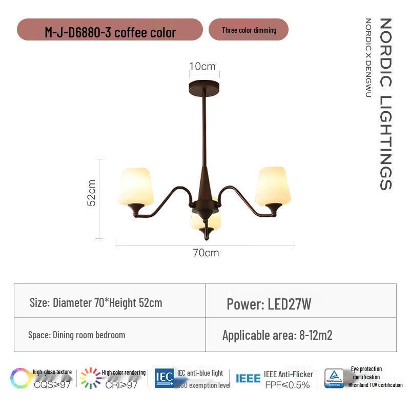 Американский Ретро Баухаус Стеклянный Потолочный Светильник для Гостиной, Спальни, Кабинета или Винтажного Ресторана.