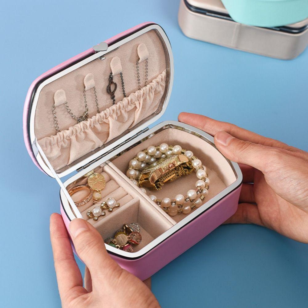 Dustproof Earrings Rings Holder Necklace Bracelet Jewelry Storage Case Jewelry Packing Box Travel Blue Simple
Dustproof Earrings Rings Holder Necklace Bracelet Jewelry Storage Case Jewelry Packing Box Travel Blue Simple