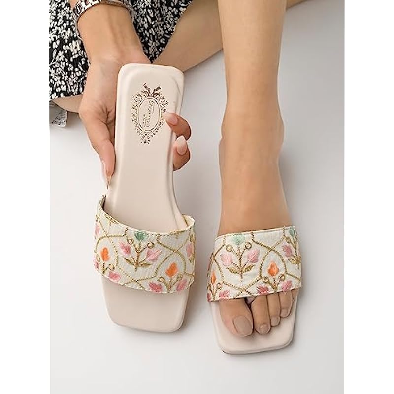 Shoetopia Girls Slp-1 Cream Flat Sandal - 5 Uk (Girls-Slp-1-Cream) 5 UK кремовый
Shoetopia Girls Slp-1 Cream Flat Sandal - 5 Uk (Girls-Slp-1-Cream) 5 UK кремовый