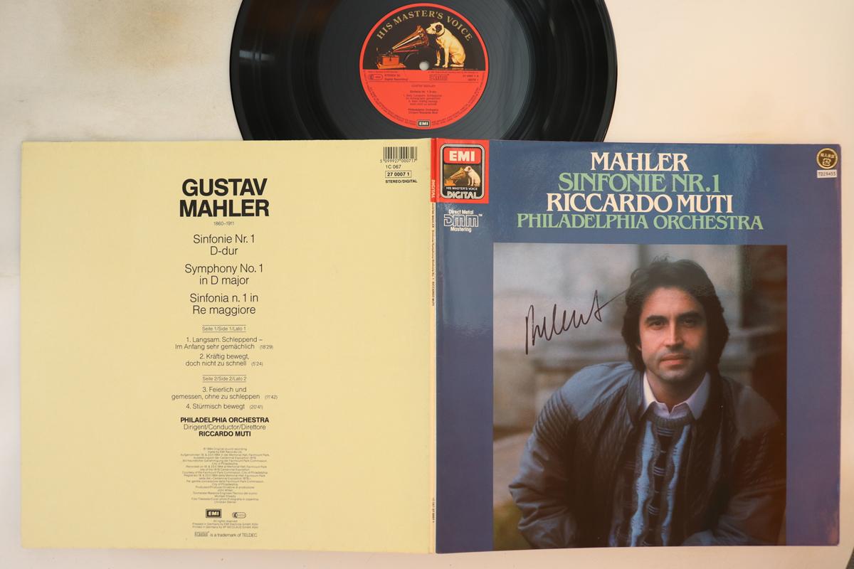 LP Record RICCARDO MUTI Mahler Symphonie No. 1 In D 2700071 HIS MASTERS V 1984 Germany Classical Used
LP Record RICCARDO MUTI Mahler Symphonie No. 1 In D 2700071 HIS MASTERS V 1984 Germany Classical Used