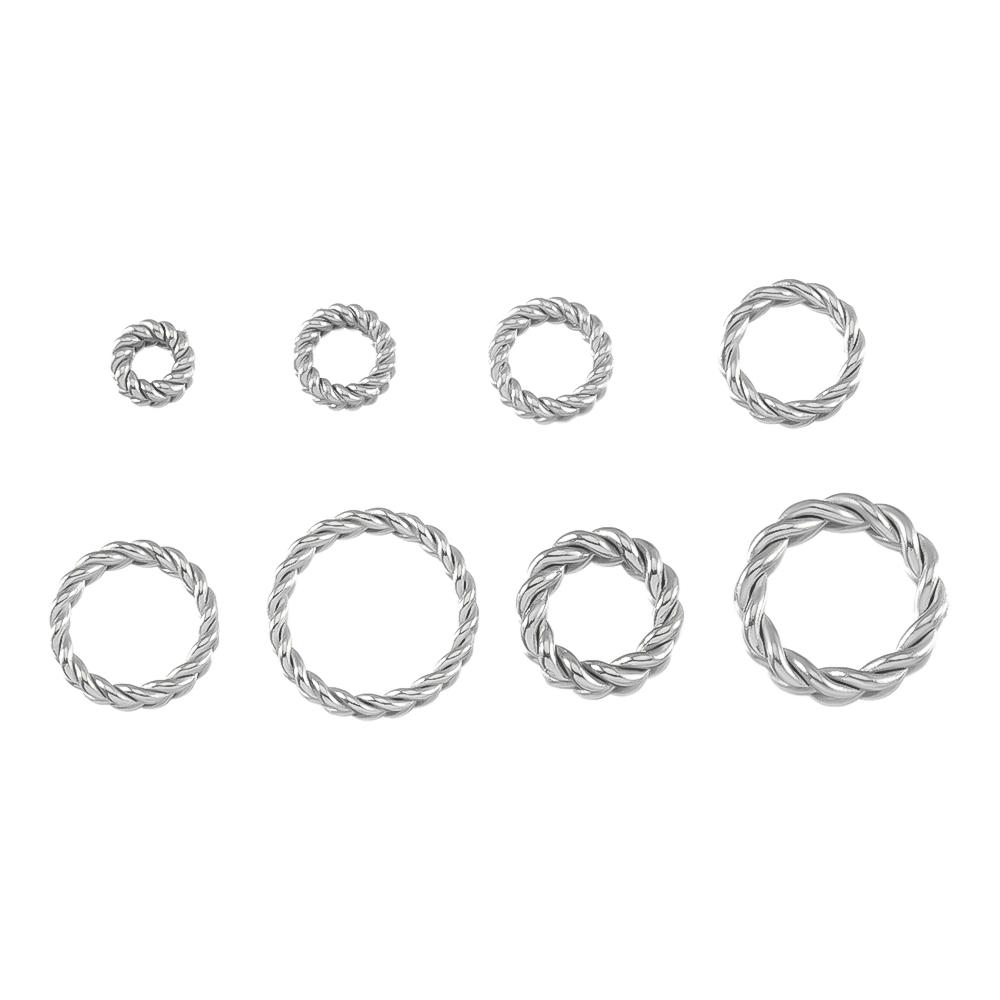 20pcs Stainless Steel Twist Rope Circle Connector Closed Jump Rings Split Ring Thick for DIY Jewelry Materials Making Supplies 1.0x5mm 20pcs
20pcs Stainless Steel Twist Rope Circle Connector Closed Jump Rings Split Ring Thick for DIY Jewelry Materials Making Supplies 1.0x5mm 20pcs