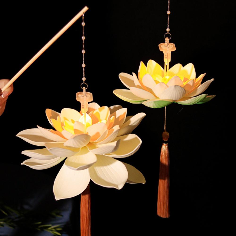 Electronics Blossom Lotus Lantern Handheld Mid-Autumn Festival Lantern Photograph Props
Electronics Blossom Lotus Lantern Handheld Mid-Autumn Festival Lantern Photograph Props