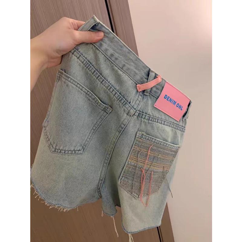 Women s Summer 2025 High Waist Ripped Embroidered Tassel Denim Shorts - Slimming Wide-Leg A-line Hot Pants Trend M
Women s Summer 2025 High Waist Ripped Embroidered Tassel Denim Shorts - Slimming Wide-Leg A-line Hot Pants Trend M