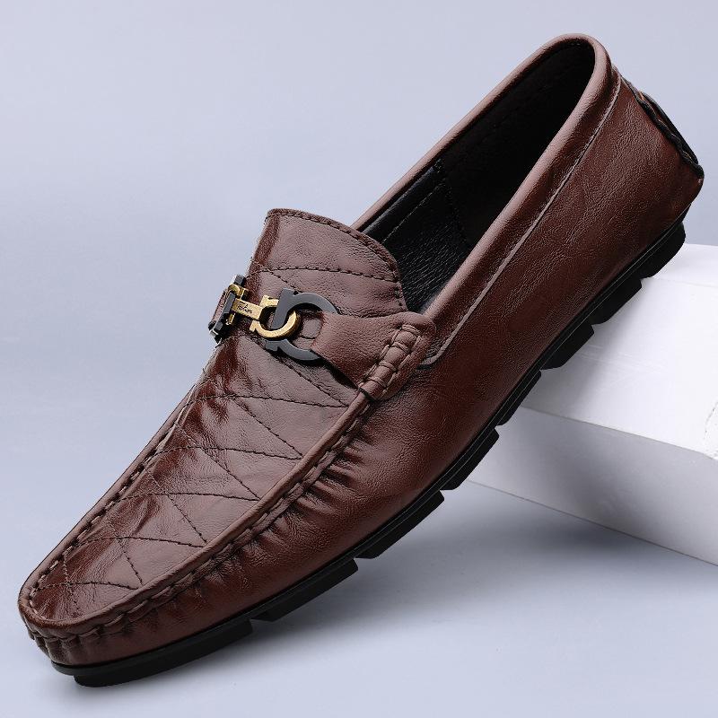 Live Doudou shoes large size lazy driving shoes casual shoes genuine leather cowhide men s shoes 45
Live Doudou shoes large size lazy driving shoes casual shoes genuine leather cowhide men s shoes 45