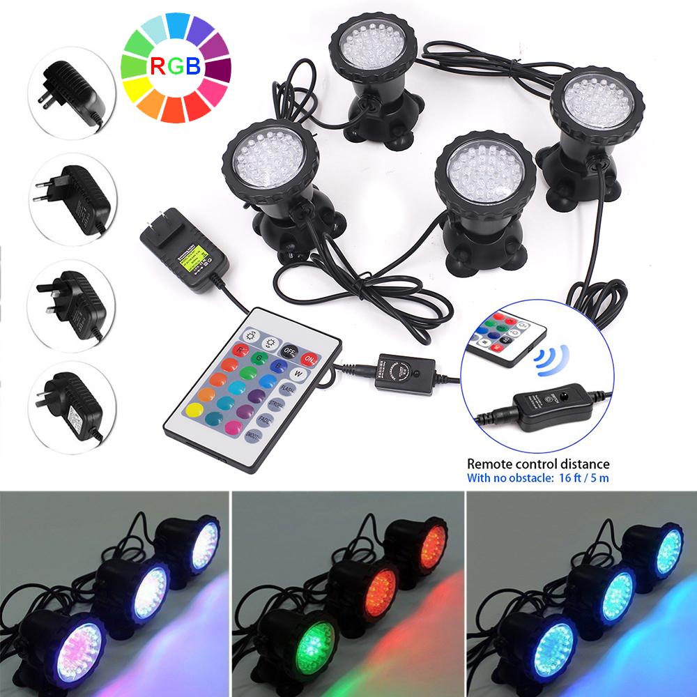 RGB LED Underwater Lamp Waterproof EU US AU UK 36Leds Swimming Pool Fountains Pond Water Garden Aquarium Underwater Spot Light EU Set
RGB LED Underwater Lamp Waterproof EU US AU UK 36Leds Swimming Pool Fountains Pond Water Garden Aquarium Underwater Spot Light EU Set